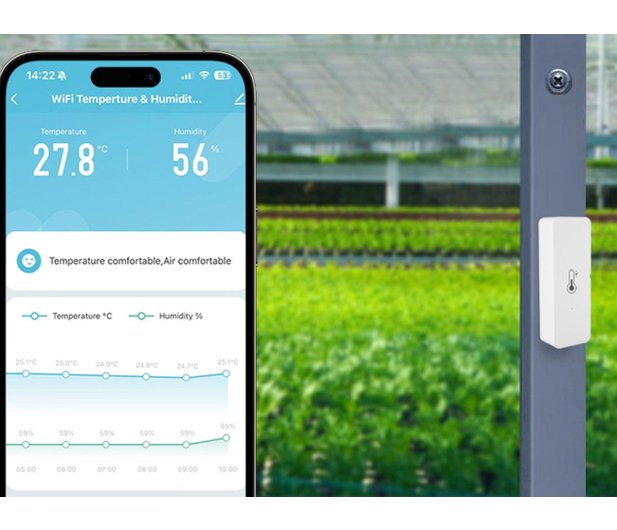 Avatto Inteligentny czujnik temperatury i wilgotności WiFi  WHS10 - 1510595 - zdjęcie 6